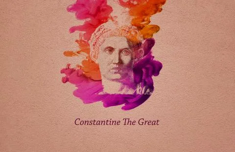 Emperor Constantine the Great Stock Illustration