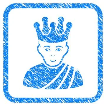 Emperor Framed Stamp Stock Illustration