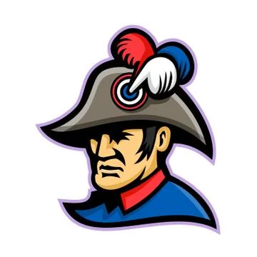 Emperor Head Mascot Stock-Illustration