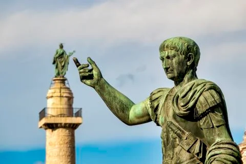 Emperor Trajan Stock Photos
