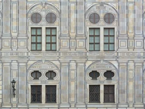Emperor's Courtyard in Munich Stock Photos