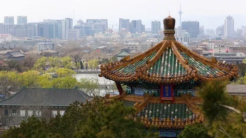 Emperors Palace and cityscape in background Stock Footage 88833812