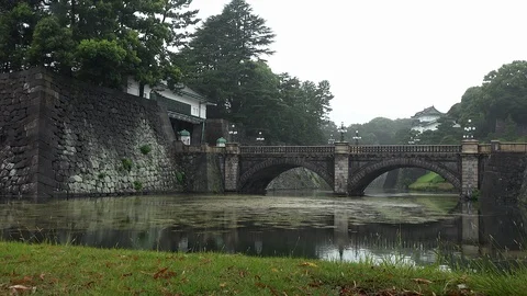 Emperor's Palace, Tokyo Stock-Footage 96000320
