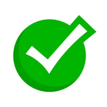 Emphasis check box icon. Pop check mark. Vector. Stockillustratie