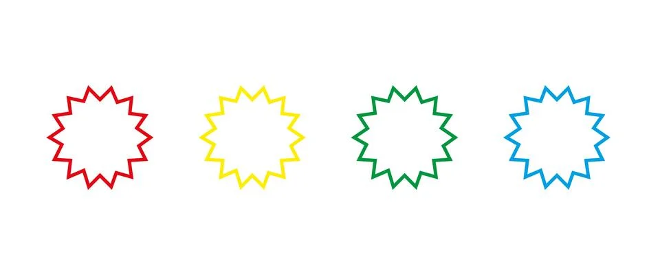 Emphasis mark. A set of pop mark icons. Vectors 스톡 일러스트