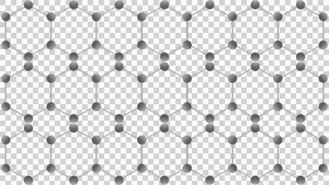 Emphasizing its atomic and molecular arrangement, atomic, revealing patterns Stock Illustration