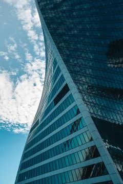 The Empire Business Complex. Evolution Tower in Moscow. Moscow Business Cente Stock Photos