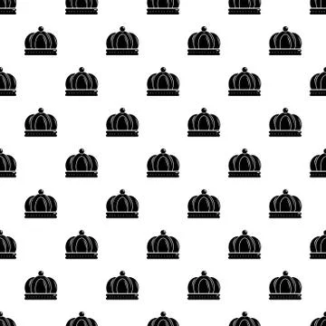 Empire crown pattern seamless Stock Illustration