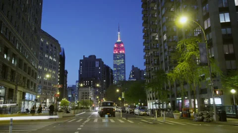Empire-night-blvd Video stock 36240479