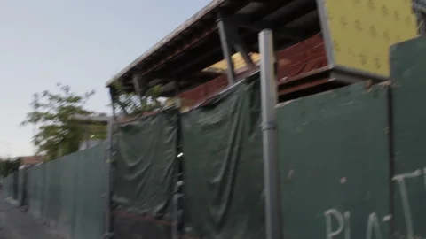 Empire Outlet Construction Yard Staten Island Stock Footage 106537067