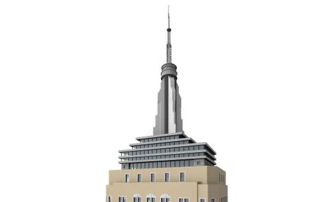 Empire state building 2 Stock Illustration