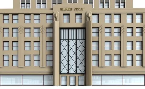 Empire state building 8 Stock Illustration