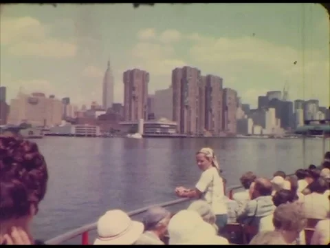 Empire State Building, Chrysler Building, United Nations Headquarters (New York) Stock Footage 220603269