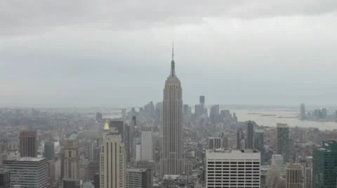Empire State Building - Downtown NYC Stock-Footage 10594565