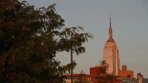 Empire State Building Stock Footage 1064401