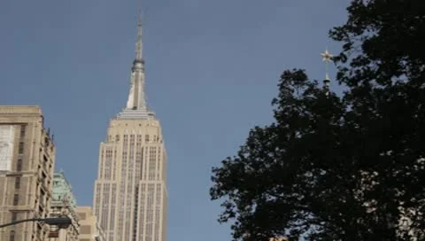 Empire State Building Stock Footage 8987172