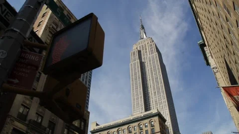 Empire State Building Stock Footage 136843221
