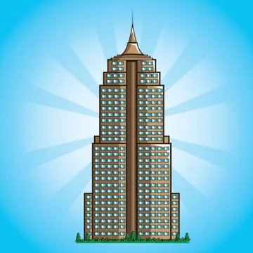 Empire State Building Ilustración de archivo