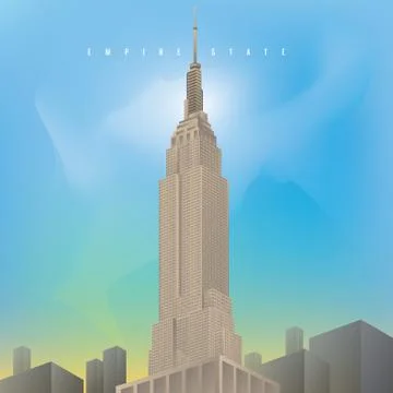 Empire State Building Stock Illustration