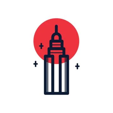 Empire State Building Stock Illustration