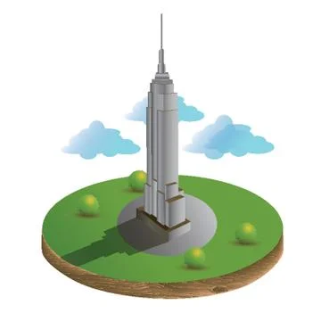 Empire State Building Stock Illustration