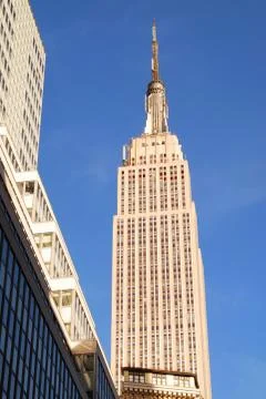 Empire state building in new york city Stock Photos