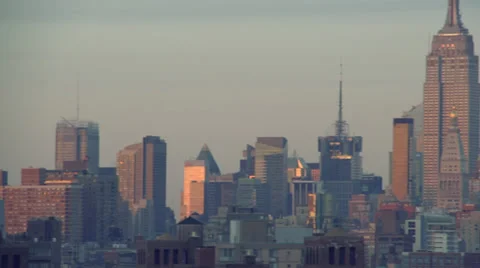 EMPIRE STATE BUILDING PAN Stock Footage 35292245