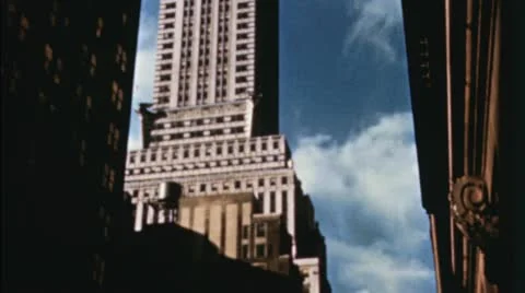 EMPIRE STATE BUILDING Skyscraper NYC 1950s (Vintage Film Home Movie) 3587 Stock Footage 11858694