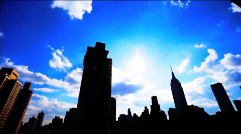 Empire State Building Time Lapse Stock Footage 37037277