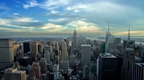Empire State Building Zoom In 库存影片 8958920