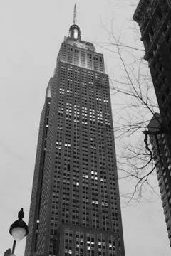 Empire State B&amp;W Stock-Fotos