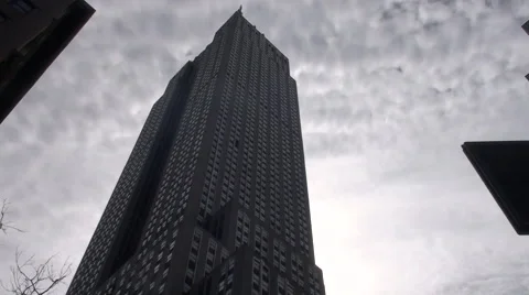 Empire State View people walking Manhattan #254 스톡 동영상 46163436
