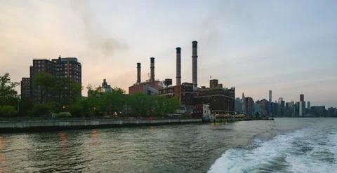 Empire State Williamsburg Bridge (One of Two) Stock Footage 240127770