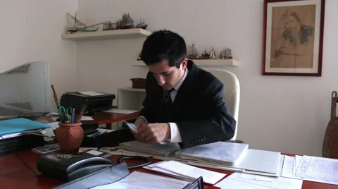 Employed, control and research practice customers Stock Footage 49005352