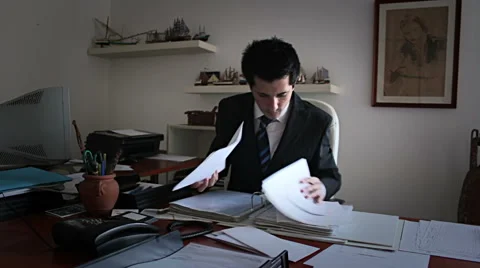 Employed, control and research practice customers Stock Footage 54850290