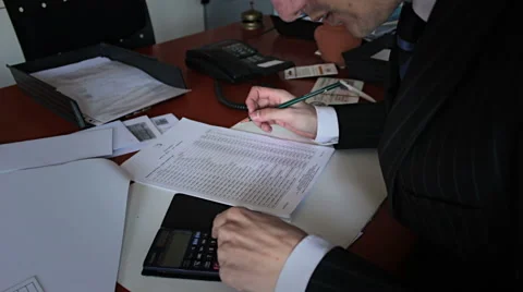 Employed  practical research in the archive Stock Footage 54857484