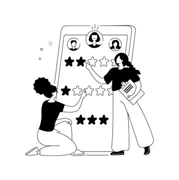 Employee assessment abstract concept vector illustration. 스톡 일러스트