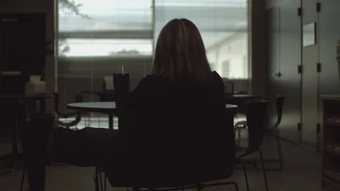 EMPLOYEE IN BREAKROOM Stock Footage 217542545