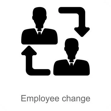 Employee Change Stock Illustration