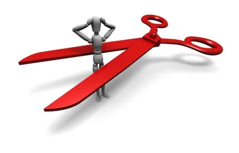 Employee Cutbacks Concept Ilustração Stock