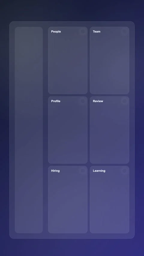 Employee Document Center Modern Gradient SaaS Interface Vertical Animation Stock Footage 345155001