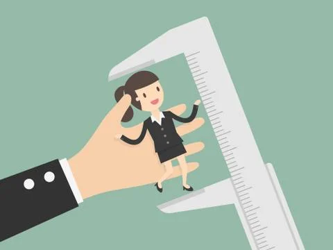 Employee Evaluation. Stock Illustration