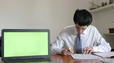 Employee evidence documents Stock Footage 62193100