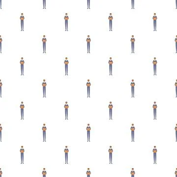 Employee holding box leaving office after downsizing Stock Illustration
