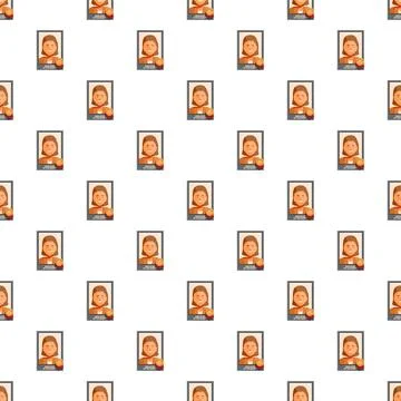 Employee of the month award recognition pattern background Stock Illustration