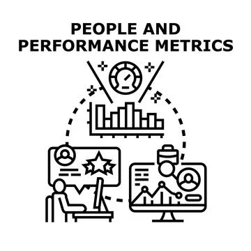 Employee performance evaluation tracking and management system Stock Illustration