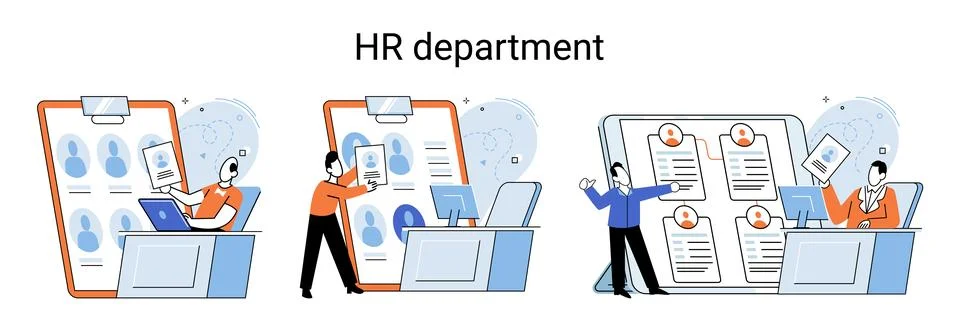 Employee performance evoluation, analysis of effectiveness of professional Stock Illustration