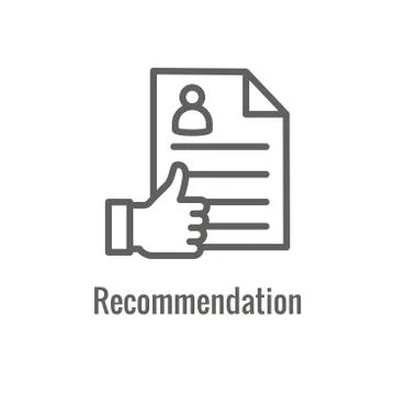 Employee Referral Process Icon with Networking, Recommendation, and reference Stock Illustration