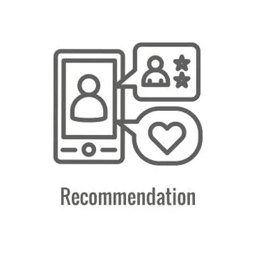 Employee Referral Process Icon with Networking, Recommendation, and reference Stock Illustration