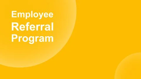 Employee referral program banner vector with copy space human resource manage Stock Illustration